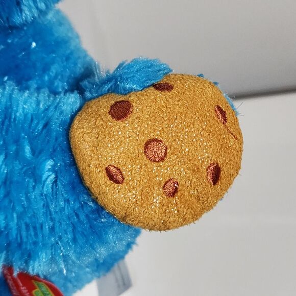 Isaac Mizrahi x Sesame Street Cookie Monster Glitter Stuffed Animal Plush Toy - Picture 5 of 13
